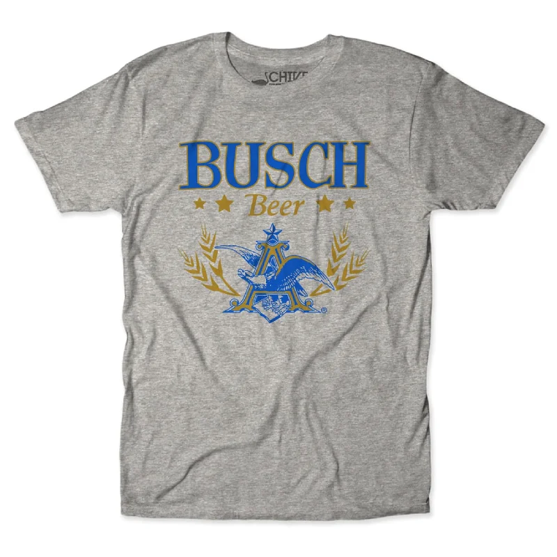 T-Shirts For Custom Player Recognition-Busch Vintage Logo Tee