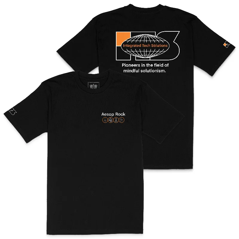 Custom T-Shirts For Regional Competitions-Aesop Rock - ITS Pioneers Shirt (Black)