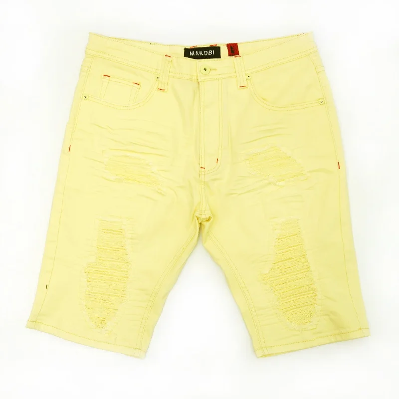 Personalized Shorts For Fundraising Projects-M971 Jordanelle Twill Shorts - Yellow