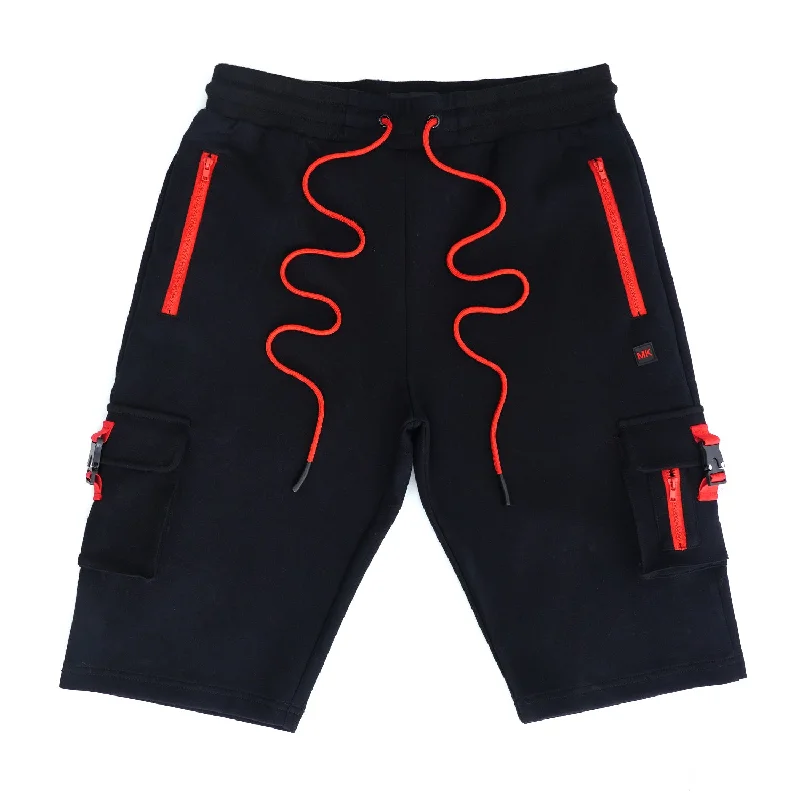 Shorts For Corporate Sports Events-M670 Tech Fleece cargo Shorts - Black