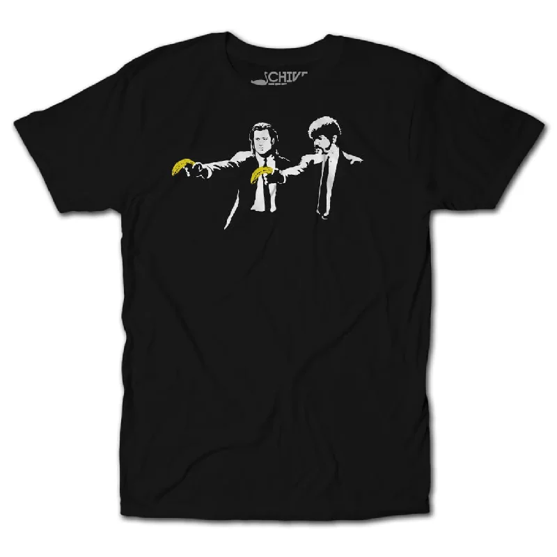 T-Shirts With Custom Designs-Pulp Fictional Banana Tee