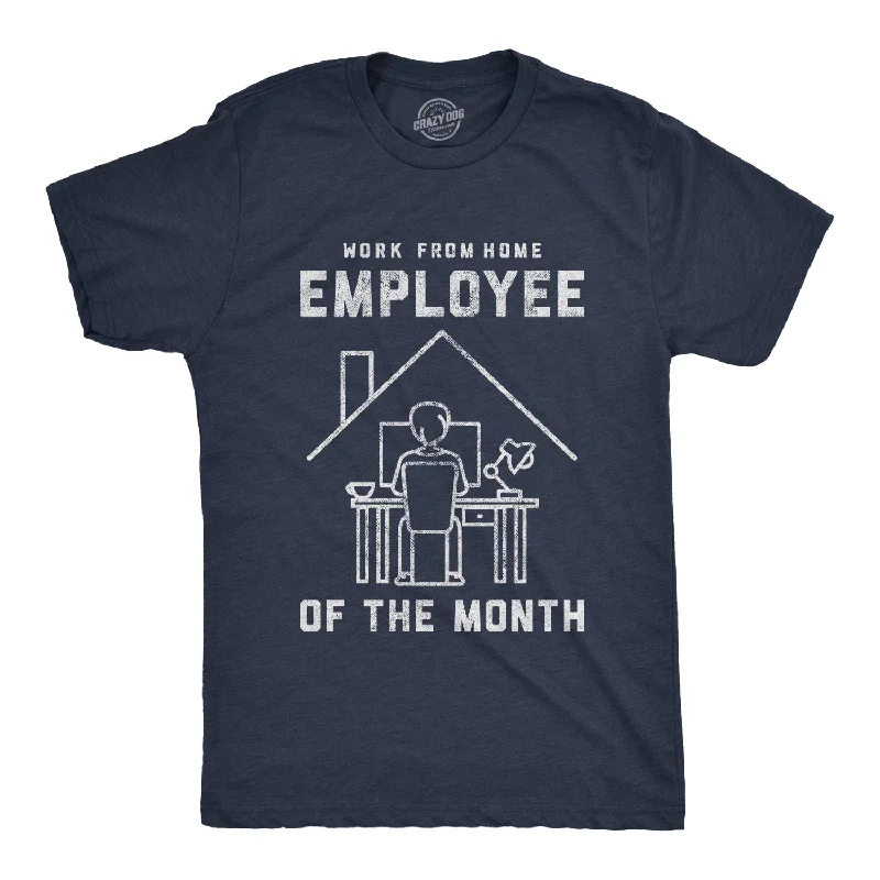 T-Shirts For Tournaments & Competitions-Work From Home Employee Of The Month Coronavirus Men's T Shirt