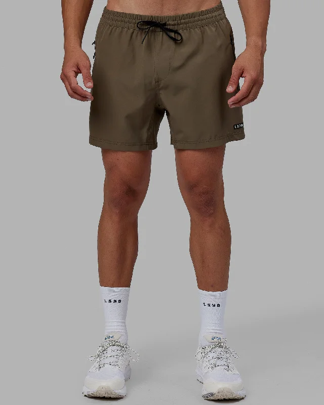 Custom Shorts For Team Apparel Orders-Rep 5'' Performance Shorts - Olive Leaf