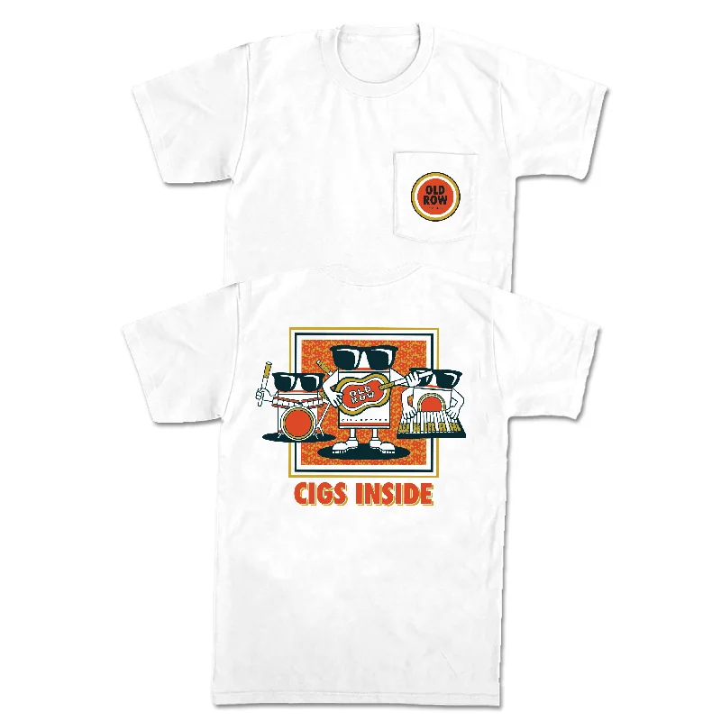 Custom T-Shirts For Player Celebrations-Cigs Inside Lucky Pocket Tee