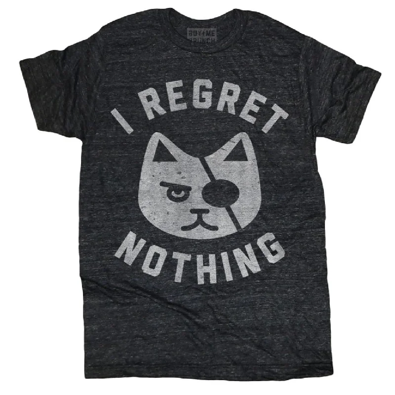 Personalized T-Shirts For Off-Field Wear-I Regret Nothing Tee