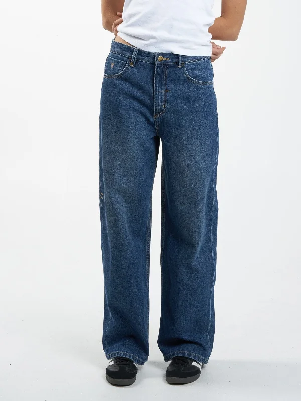 Pants With Custom Number Placement-Tony Jean - Roadhouse Blue