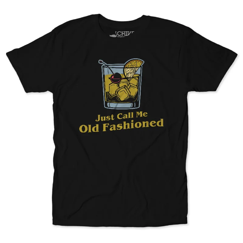 Personalized T-Shirts For Players-Just Call Me Old Fashioned Unisex Tee