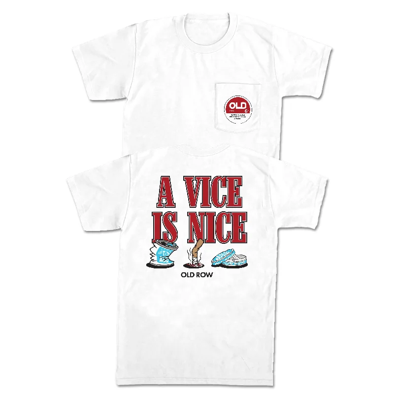 Personalized T-Shirts For Gift Giving-A Vice Is Nice Pocket Tee