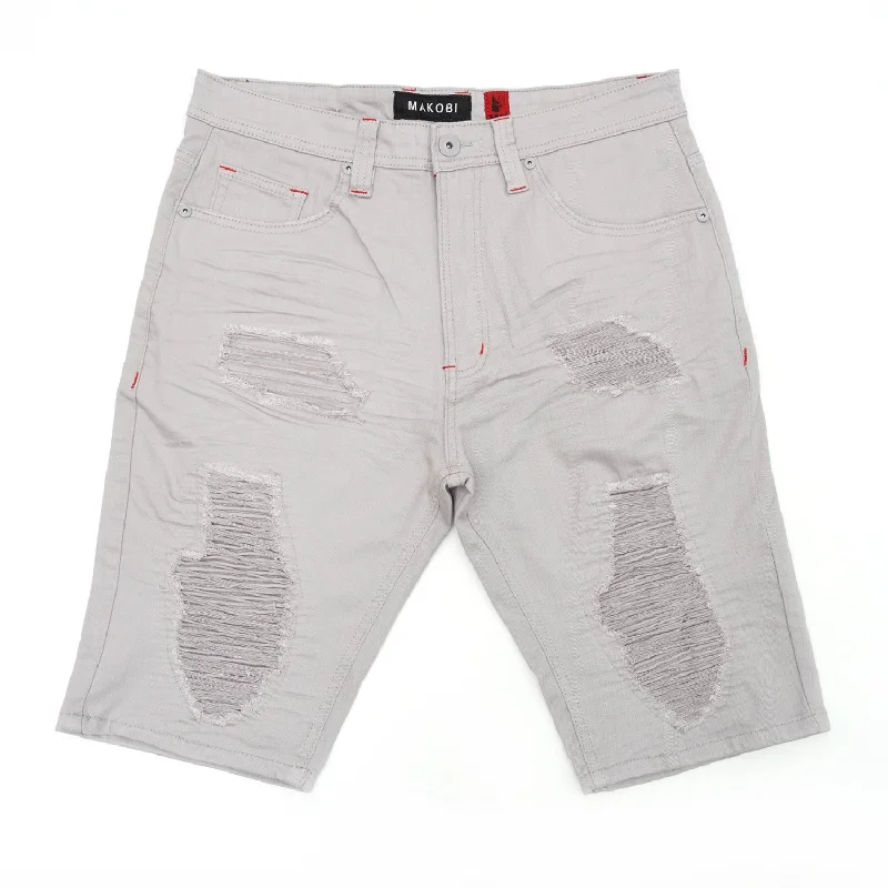 Custom Shorts For Charity Tournaments-M971 Jordanelle Twill Shorts - Gray