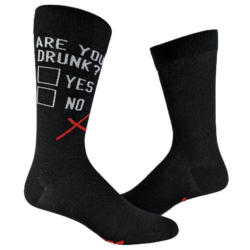 Socks For Corporate Sports Events-Mens Are You Drunk? Socks