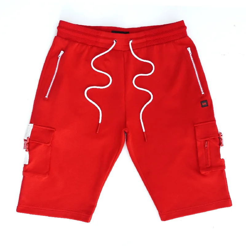 Personalized Shorts For Fan Customization-M670 Tech Fleece cargo Shorts - Red