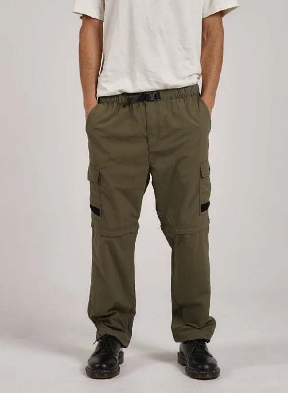 Pants For Fundraising Campaigns-Big Slacker High Standards Zip Off Cargo Pant - Aloe