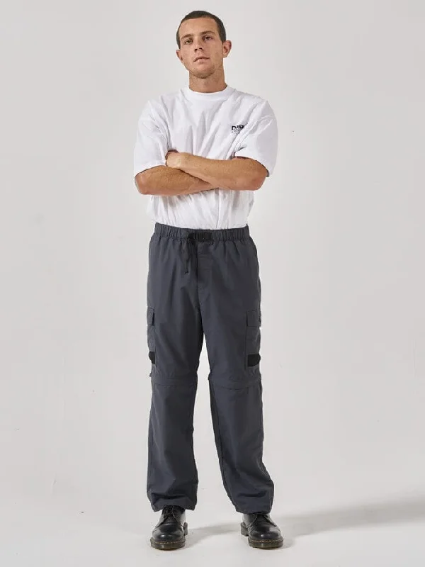 Personalized Pants For Fundraisers-Big Slacker High Standards Zip Off Cargo Pant - Ebony