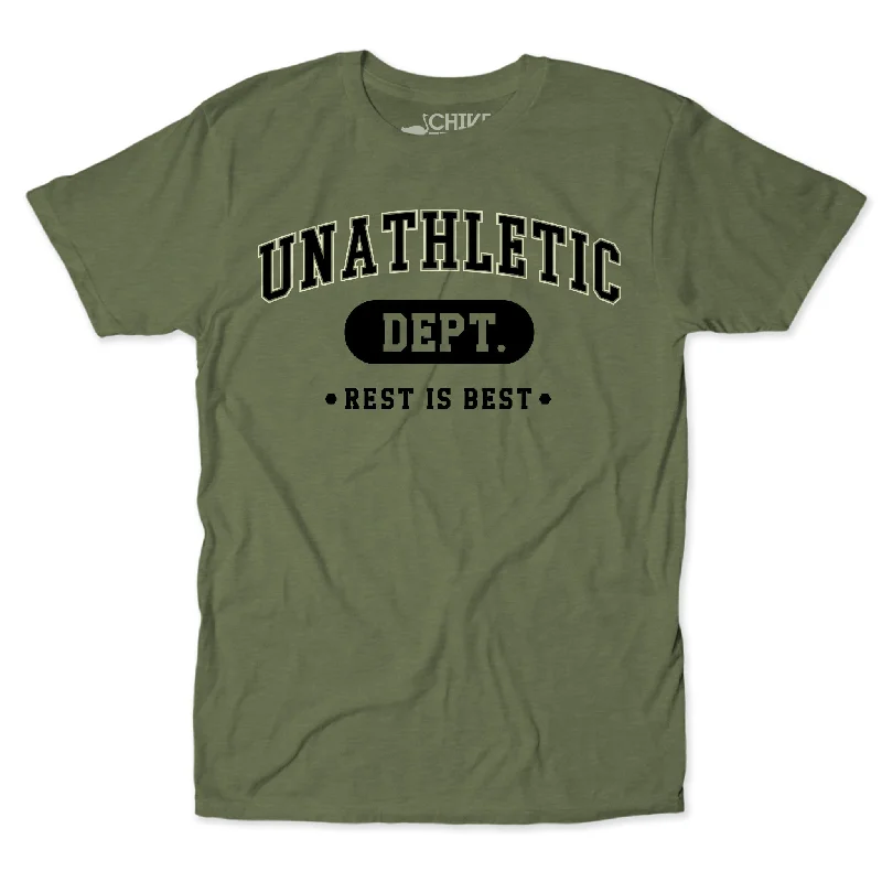 Personalized T-Shirts For College Teams-Unathletic Department Unisex Tee