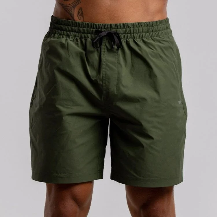 Shorts For League Competitions-Labb Train Short 7" Men's DARK ARMY GREEN