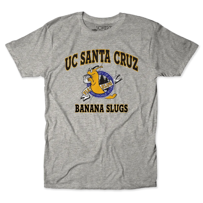 Custom T-Shirts For Competitive Schools-Banana Slugs Unisex Tee