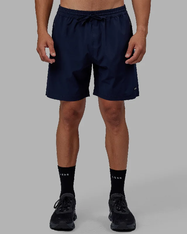 Shorts With Player Numbers & Logos-Rep 7" Performance Shorts - Navy