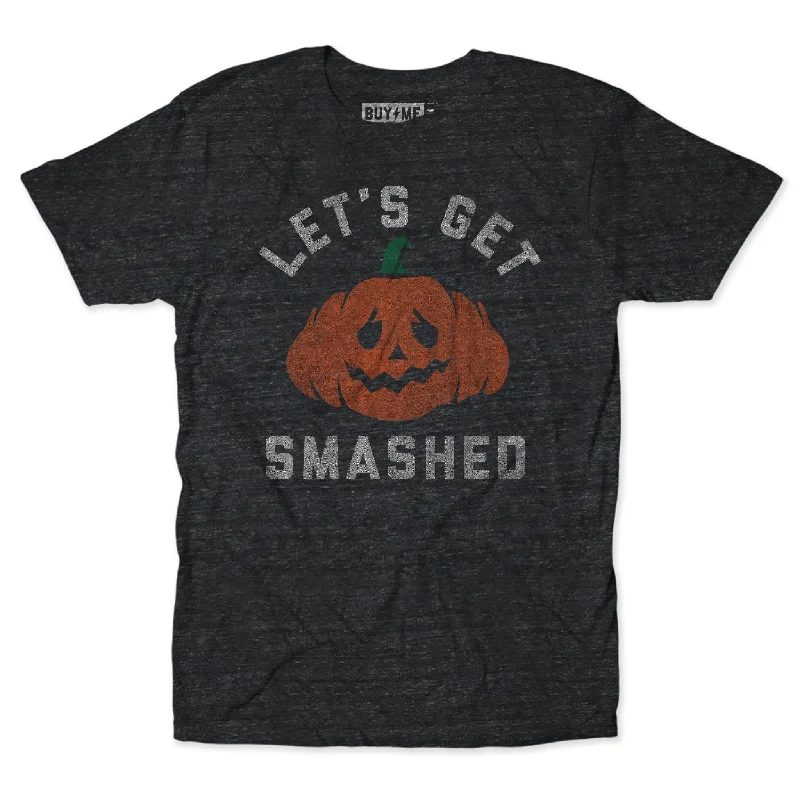 T-Shirts With Custom Back Designs-Let's Get Smashed Tee