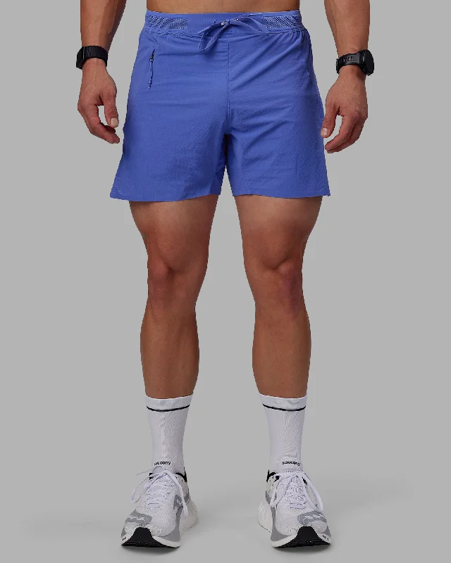 Custom Shorts For VIP Events-UltraAir 5" Lined Performance Shorts - Baja Blue-Reflective