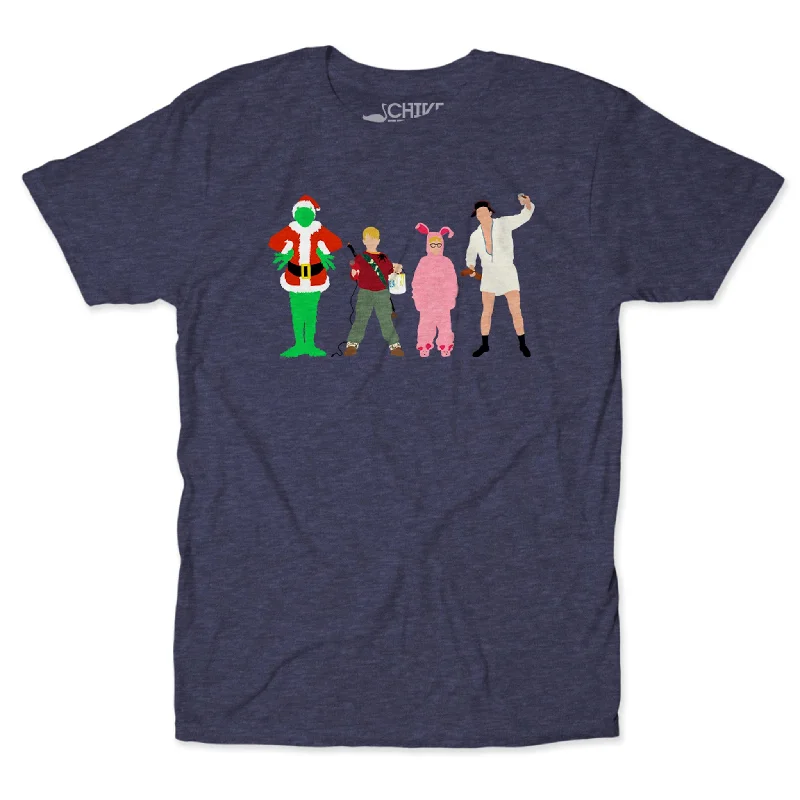 Custom T-Shirts For Group Recognition-Holiday Team Tee