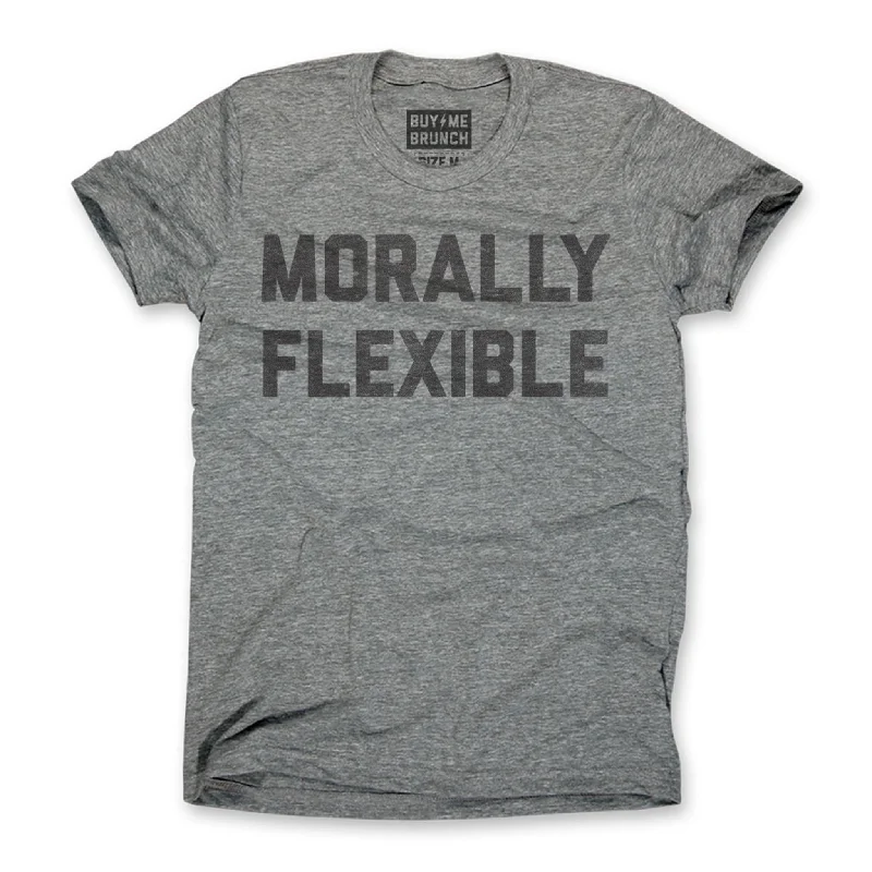 Custom T-Shirts For Schools & Colleges-Morally Flexible Tee