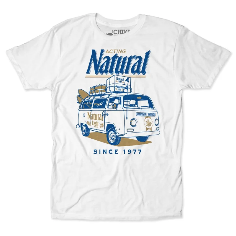 Personalized T-Shirts For Tournament Winners-Acting Natural Bus Tee