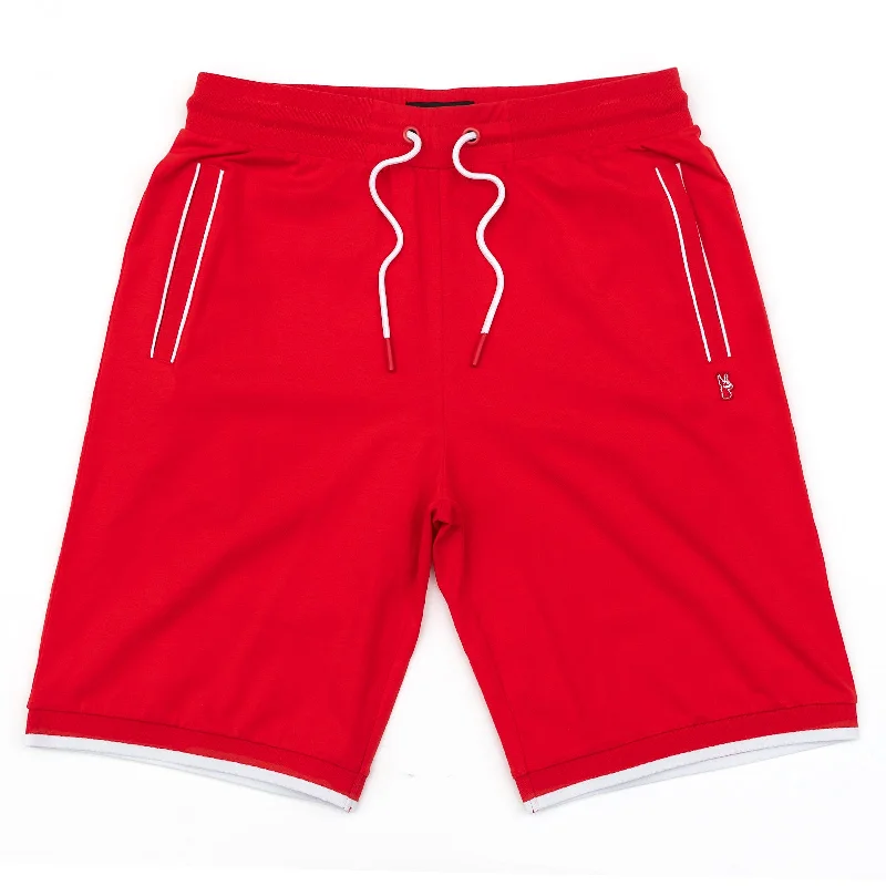 Shorts For School Competitions-M601 Makobi Ricci Core Shorts - Red