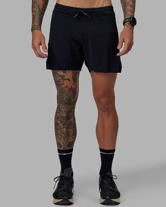 Custom Shorts For Local Players-UltraAir 5" Lined Performance Shorts - Black-Reflective