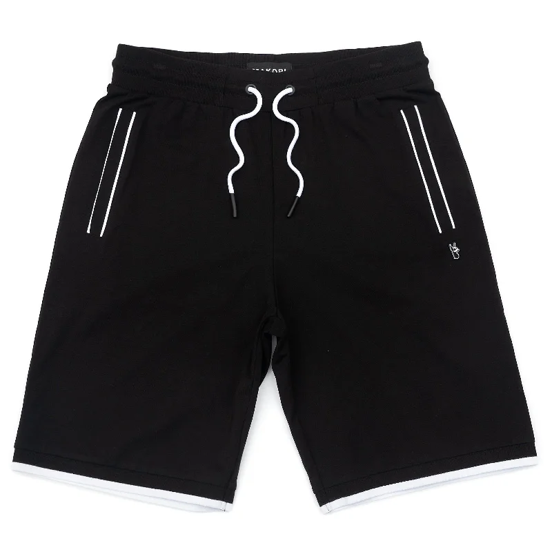 Personalized Shorts For College Teams-M601 Makobi Ricci Core Shorts - Black.White