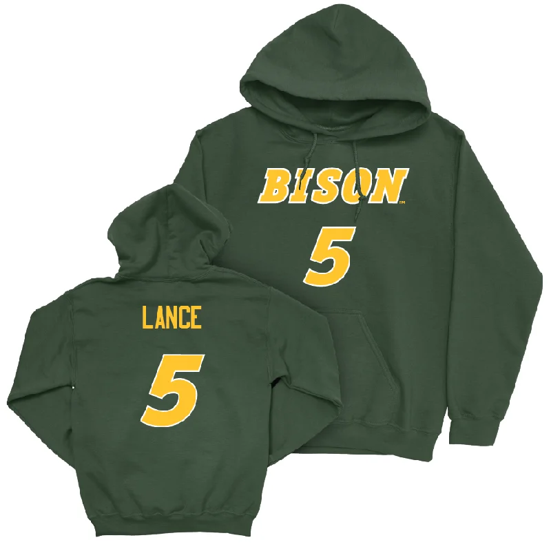 Green Football Player Hoodie   - Bryce Lance