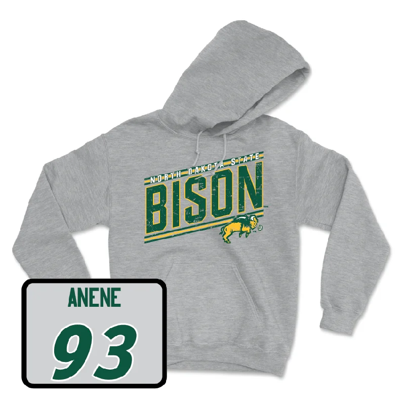 Custom Hoodie For Limited-Time Offers-Sport Grey Football Vintage Hoodie - Toby Anene