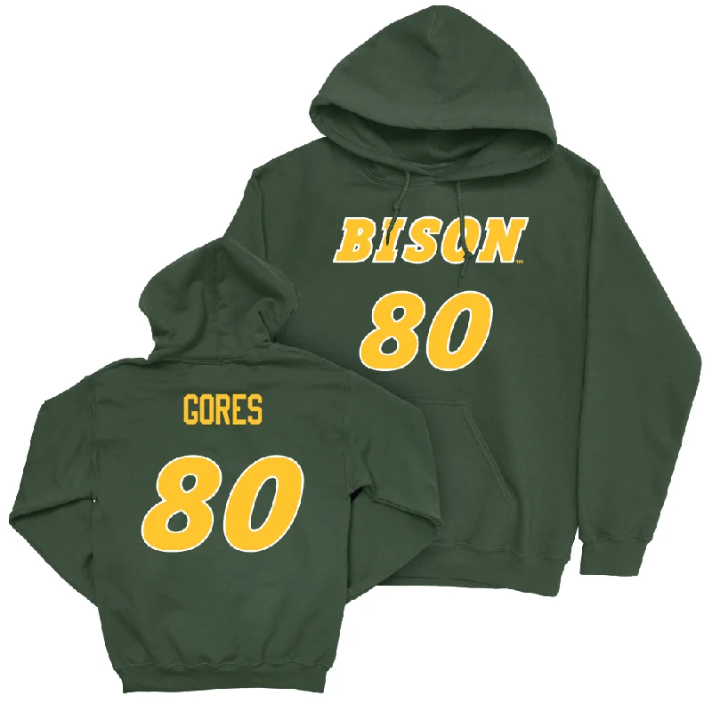 Hoodie For Corporate Sports Events-Green Football Player Hoodie - John Gores