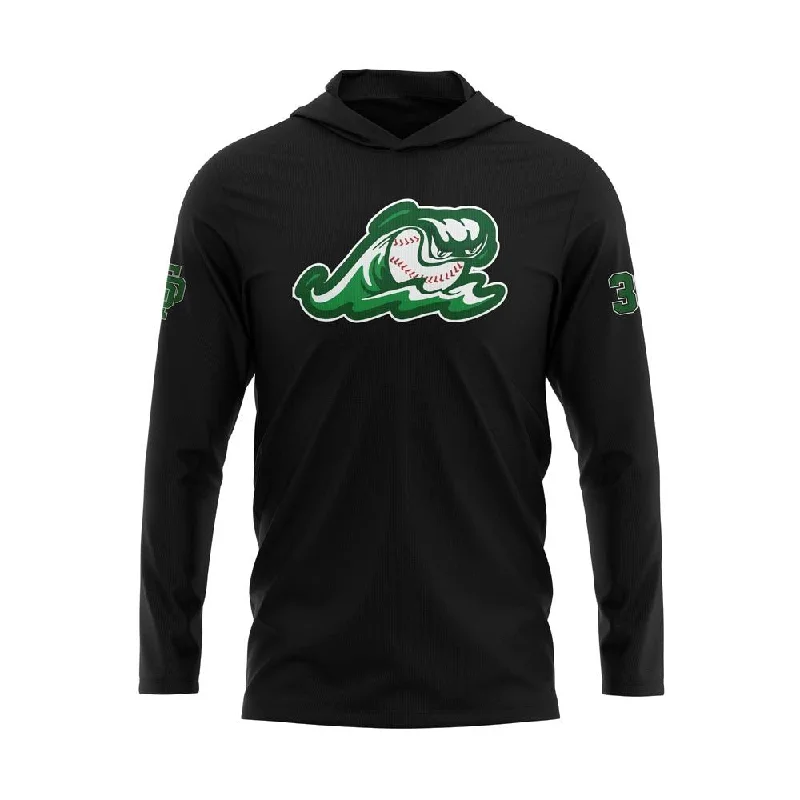 Custom Hoodie For Event Partnerships-South Plainfield Surge Black Hooded LS