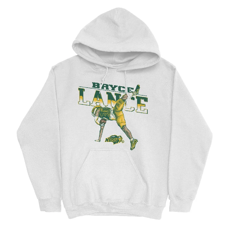 Hoodie For Team Building Events-EXCLUSIVE RELEASE: Bryce Lance Signature White Hoodie