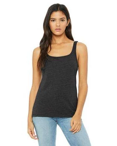 Custom Tank Top For Special Events-Bella + Canvas 6488 Ladies' Relaxed Jersey Tank - Dark Gray Heather