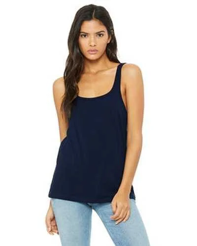 Personalized Tank Top For Large Groups-Bella + Canvas 6488 Ladies' Relaxed Jersey Tank - Navy