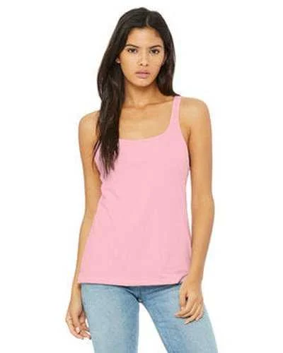 Personalized Tank Top For Special Guests-Bella + Canvas 6488 Ladies' Relaxed Jersey Tank - Pink