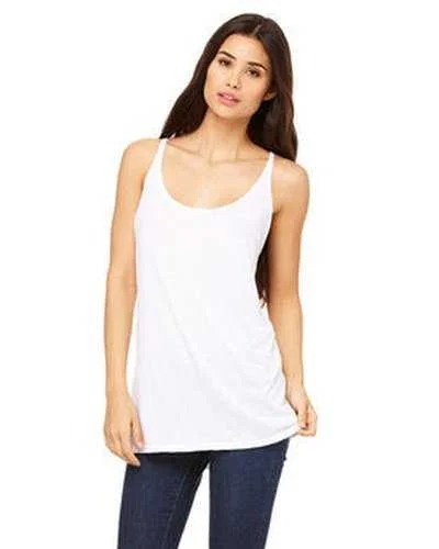 Custom Tank Top For Local Fans-Bella + Canvas 8838 Ladies' Slouchy Tank - White