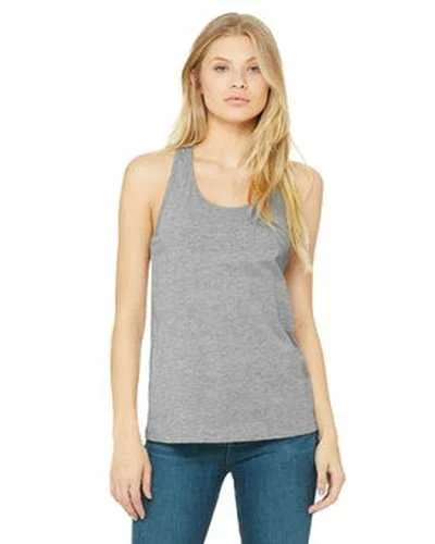 Tank Top For Tournaments & Competitions-Bella + Canvas B6008 Ladies' Jersey Racerback Tank - Athletic Heather