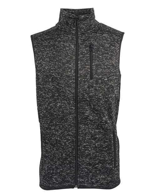 Personalized Tank Top For Event Recognition-Burnside 3910 Sweater Knit Vest - Heather Black