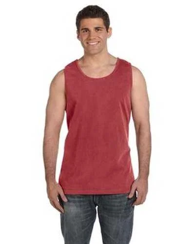 Personalized Tank Top For College Spirit-Comfort Colors C9360 Adult Heavyweight Tank - Brick