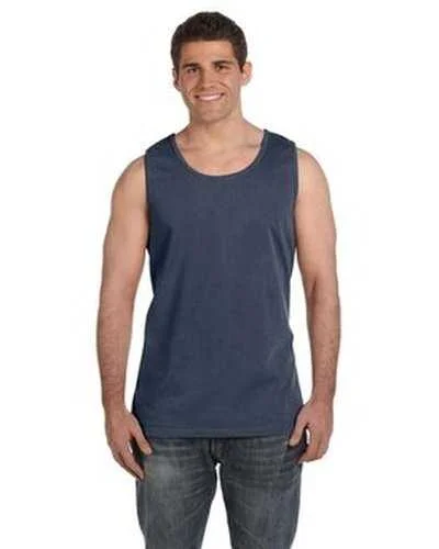 Custom Tank Top For Award Ceremonies-Comfort Colors C9360 Adult Heavyweight Tank - Denim