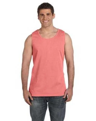 Custom Tank Top For Charity Tournaments-Comfort Colors C9360 Adult Heavyweight Tank - Neon Red Orange