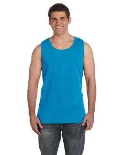 Custom Tank Top For Local Players-Comfort Colors C9360 Adult Heavyweight Tank - Sapphire