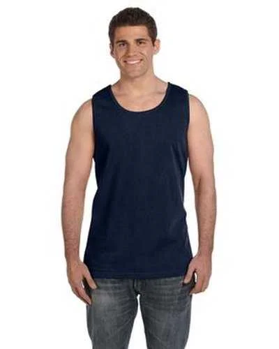 Personalized Tank Top For Community Teams-Comfort Colors C9360 Adult Heavyweight Tank - True Navy