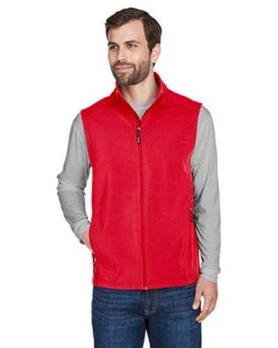 Tank Top For Professional Teams-Core 365 CE701 Men's Cruise Two-Layer Fleece Bonded Soft Shell Vest - Red