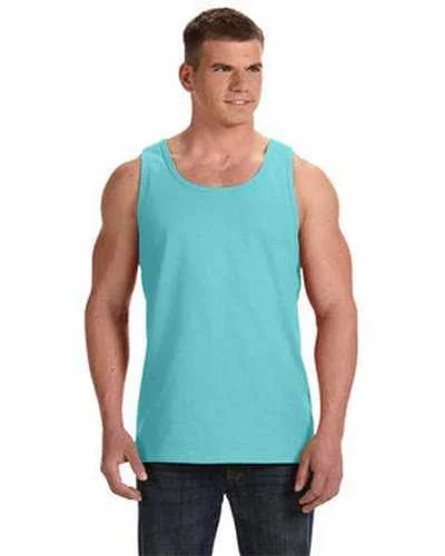 Customizable Tank Top-Fruit of the Loom 39TKR Adult Hd Cotton Tank - Scuba Blue