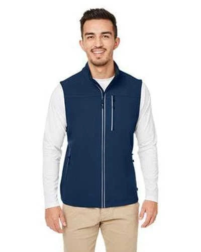 Tank Top With Custom Logos & Emblems-Nautica N17792 Men's Wavestorm Softshell Vest - Nautica Navy