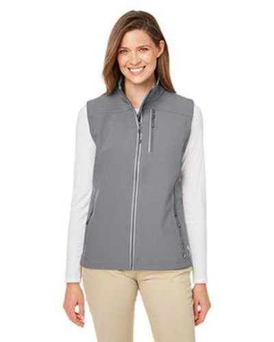 Tank Top For Local Leagues-Nautica N17908 Ladies' Wavestorm Softshell Vest - Graphite