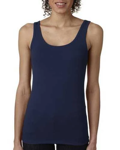 Personalized Tank Top For Group Fundraisers-Next Level 3533 Ladies' Spandex Jersey Tank - Midnight Navy